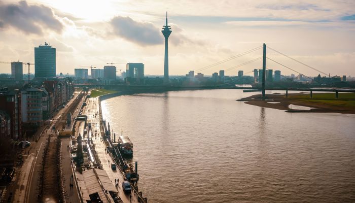 Skyline Of Dusseldorf In Germany During Sunset 2023 11 27 05 05 44 Utc